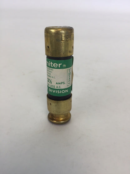 ECONOMY LENR 3-1/2 ECON-LIMITER CLASS RK5 FUSE 250VAC 3-1/2AMP (BOX OF 10)