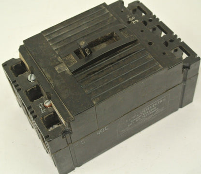 GENERAL ELECTRIC TEF134100 CIRCUIT BREAKER / 480VAC / 100A / 3-POLE