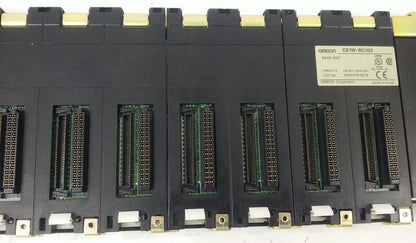 OMRON CS1W-BC103 10-SLOT, I/O MODULE BASE UNIT, USED GOOD CONDITION, CS1W