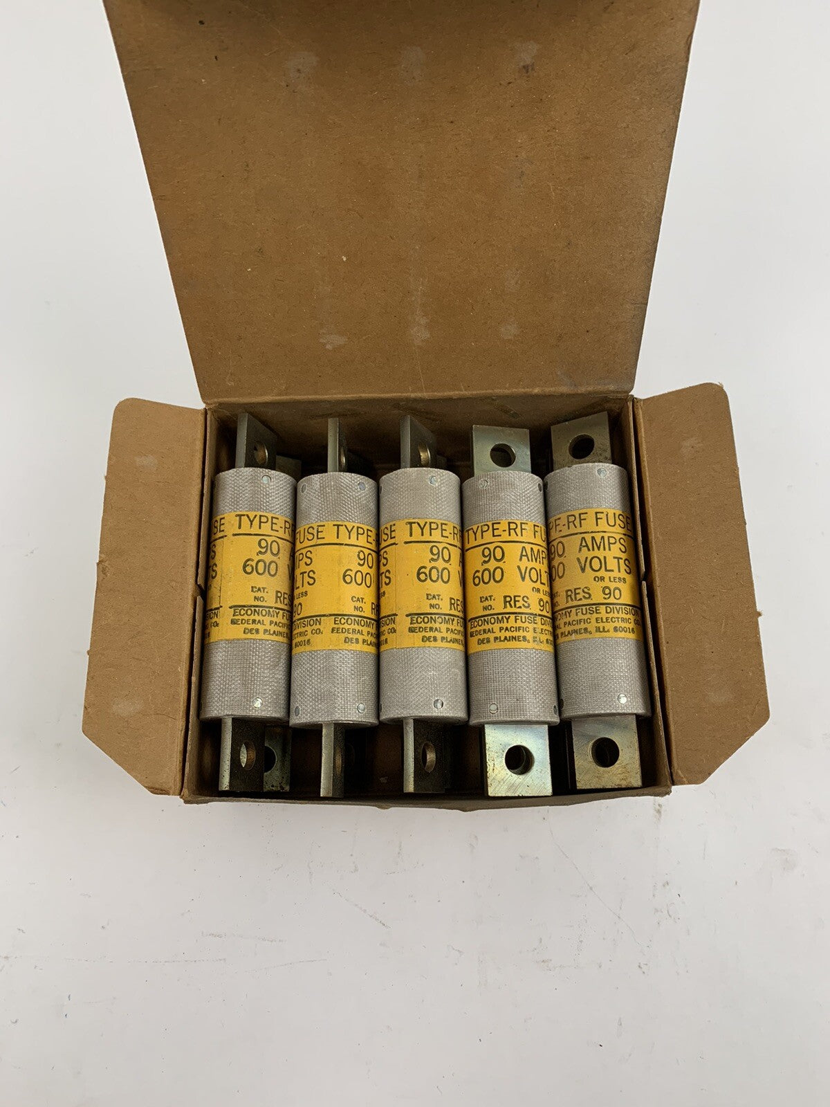 Economy Fuse RFS90 90A 600V Type-RF Fuse "Lot of 10"