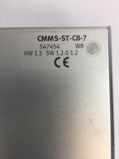 FESTO CMMS-ST-C8-7 MOTOR CONTROLLER HW 1.3 SW 1.2.0.1.2