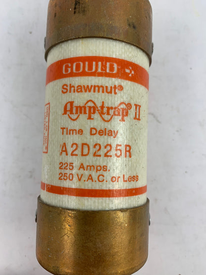 Gould Shawmut Amp-trap A2D225R 225A 250V Fuse "Lot of 3"