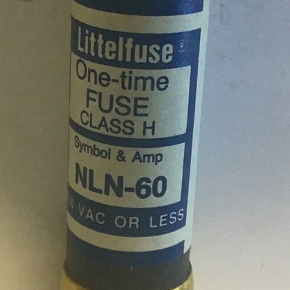 LITTLEFUSE NLN60 ONE TIME FUSES 250V  ***LOTOF10***
