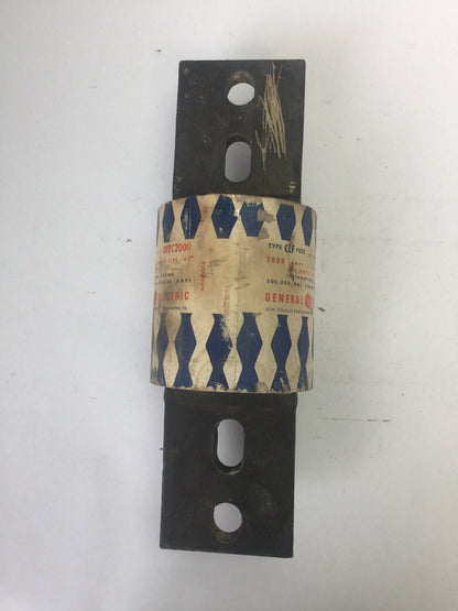 GE GF7C2000 TYPE CLF FUSE 2000 AMP 480 VAC 60 CYCLES