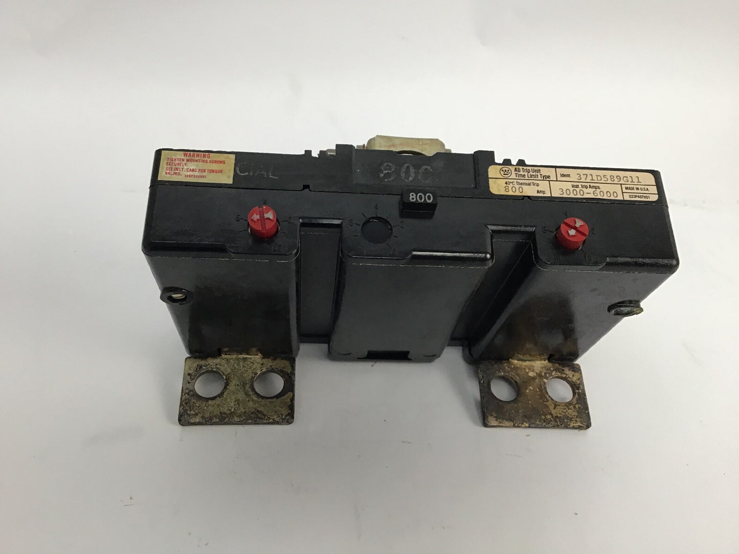 WESTINGHOUSE HNB2800T 3POLE 800A TRIP UNIT ONLY