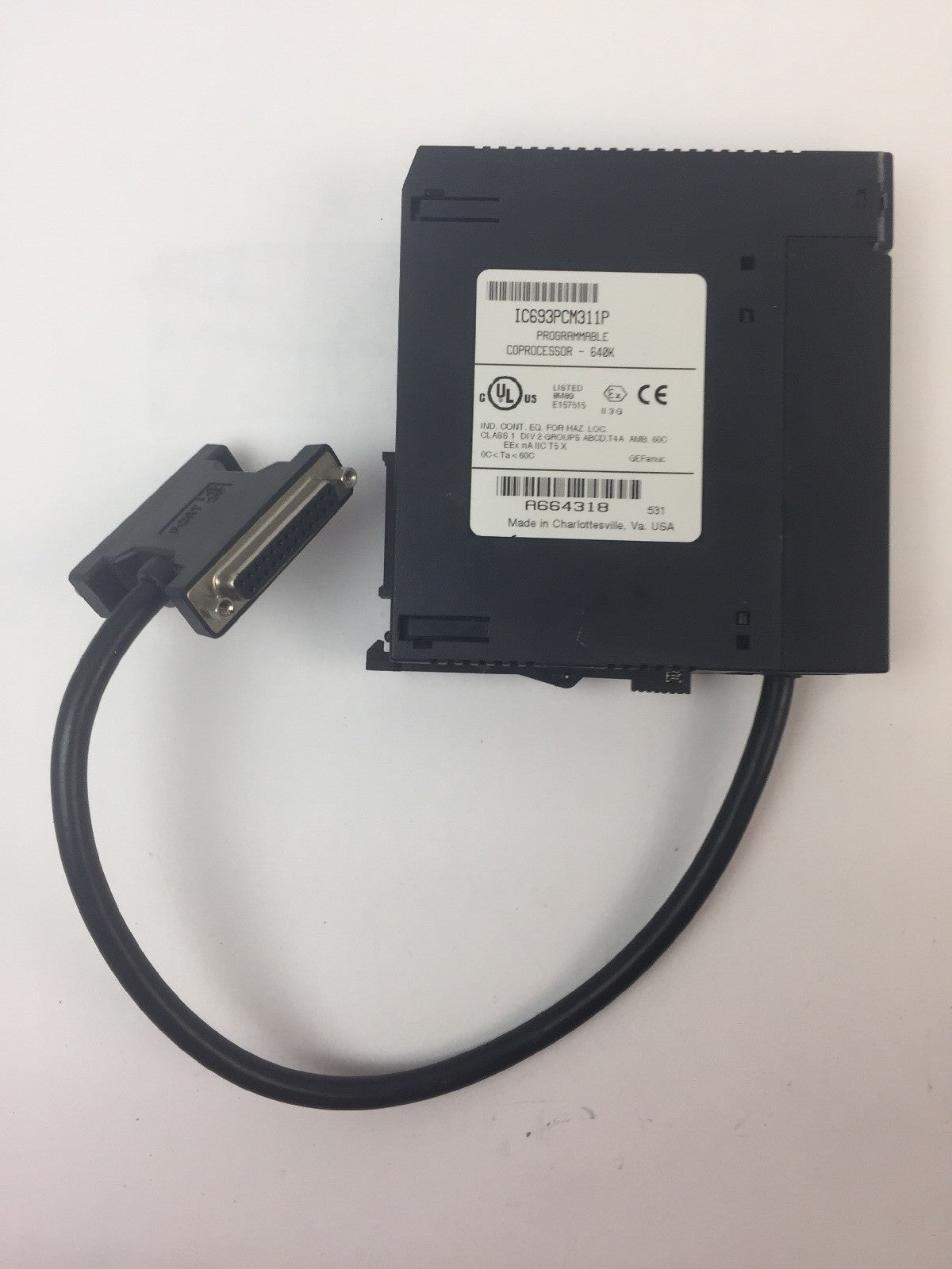GE FANUC IC693PCM311P PROGRAMMABLE COPROCESSOR - 640K MODULE