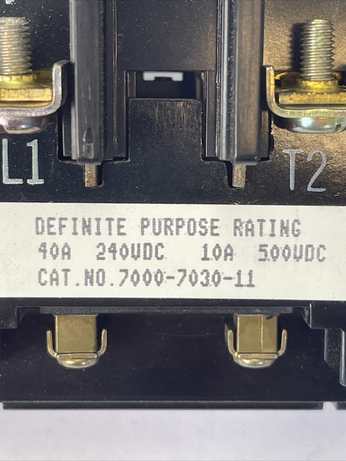 JOSLYN CLARK WARD LEONARD 7000-7030-11 CONTACTOR 500VDC 10A 240VDC 40A COIL 120V