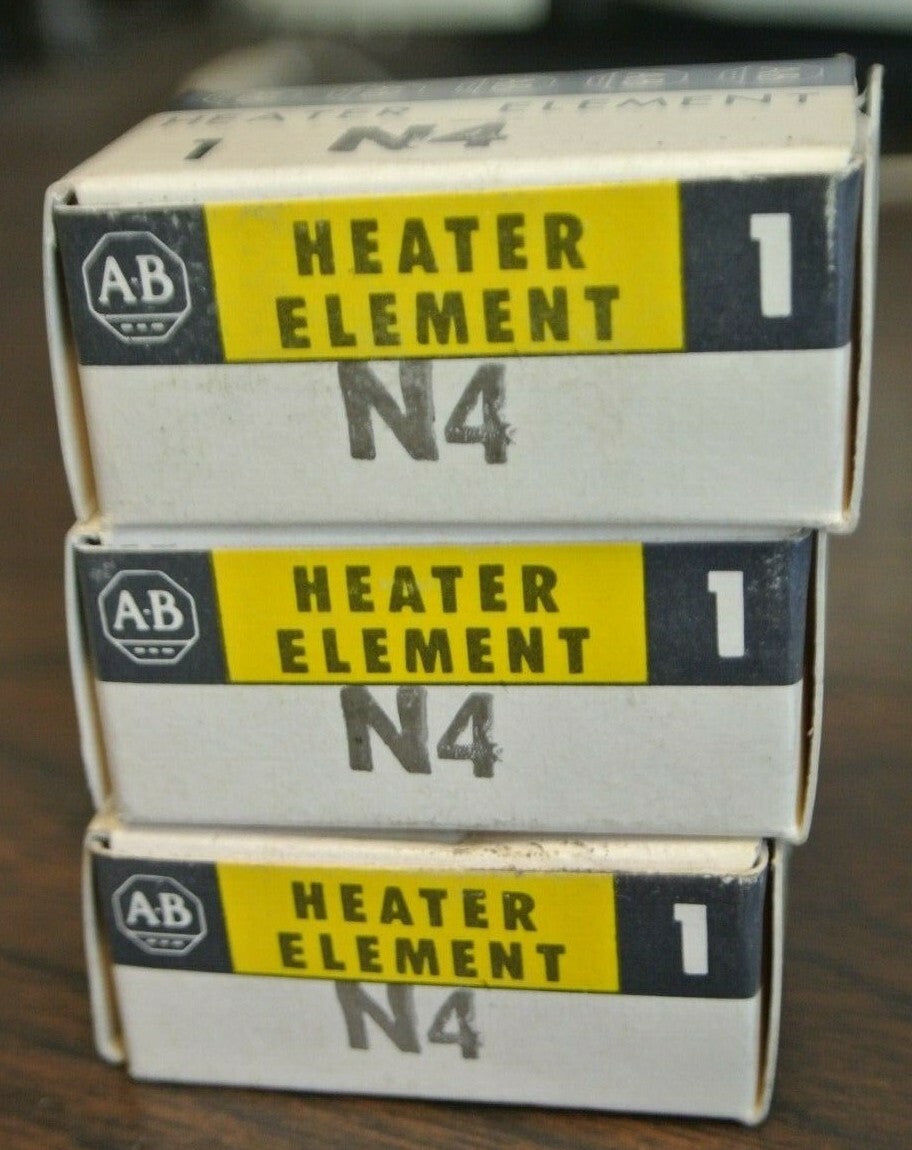 LOT of 3 / ALLEN-BRADLEY N4 THERMAL OVERLOAD HEATER ELEMENT / NEW SURPLUS