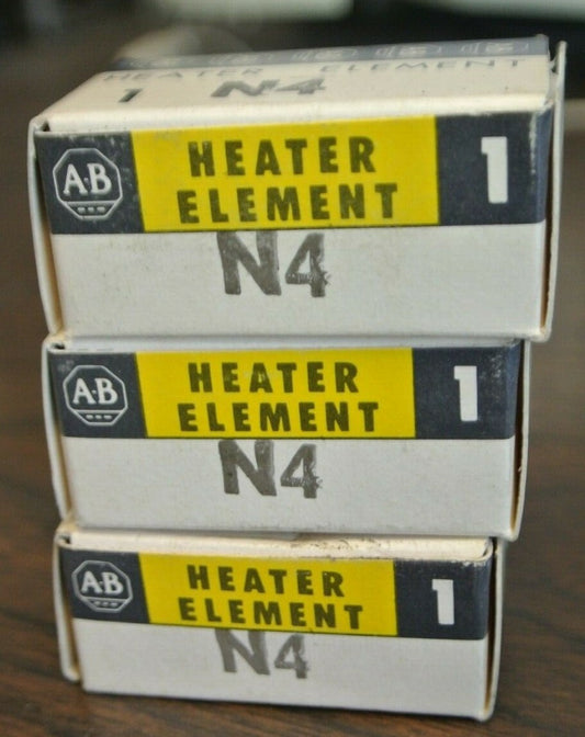 LOT of 3 / ALLEN-BRADLEY N4 THERMAL OVERLOAD HEATER ELEMENT / NEW SURPLUS