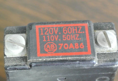 ALLEN-BRADLEY 70A86 COIL SIZE 0 Ser. K 120V / 60Hz, 110V / 50Hz - LOT of 10 NEW