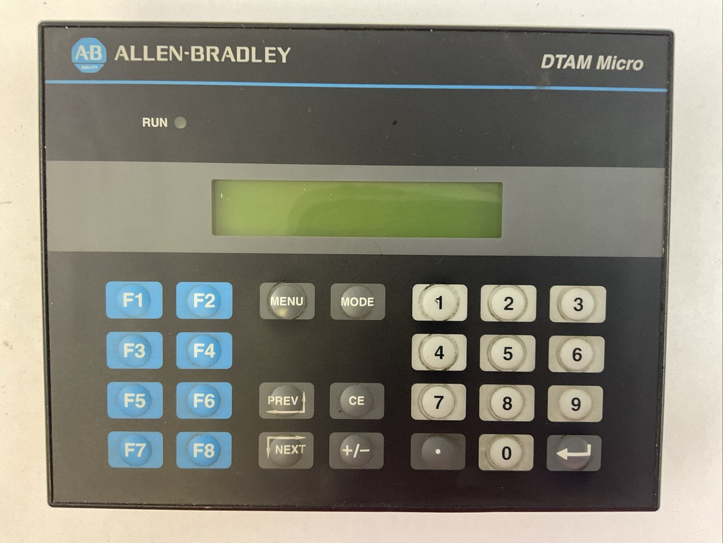 ALLEN BRADLEY 2707-M485P3 SER C REV B DTAM MICRO OPERATOR INTERFACE 18-30VDC