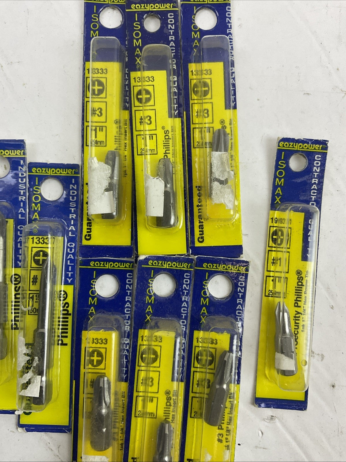 EAZYPOWER ISOMAX CONTRACTOR QUALITY PHILLIPS BIT LOT