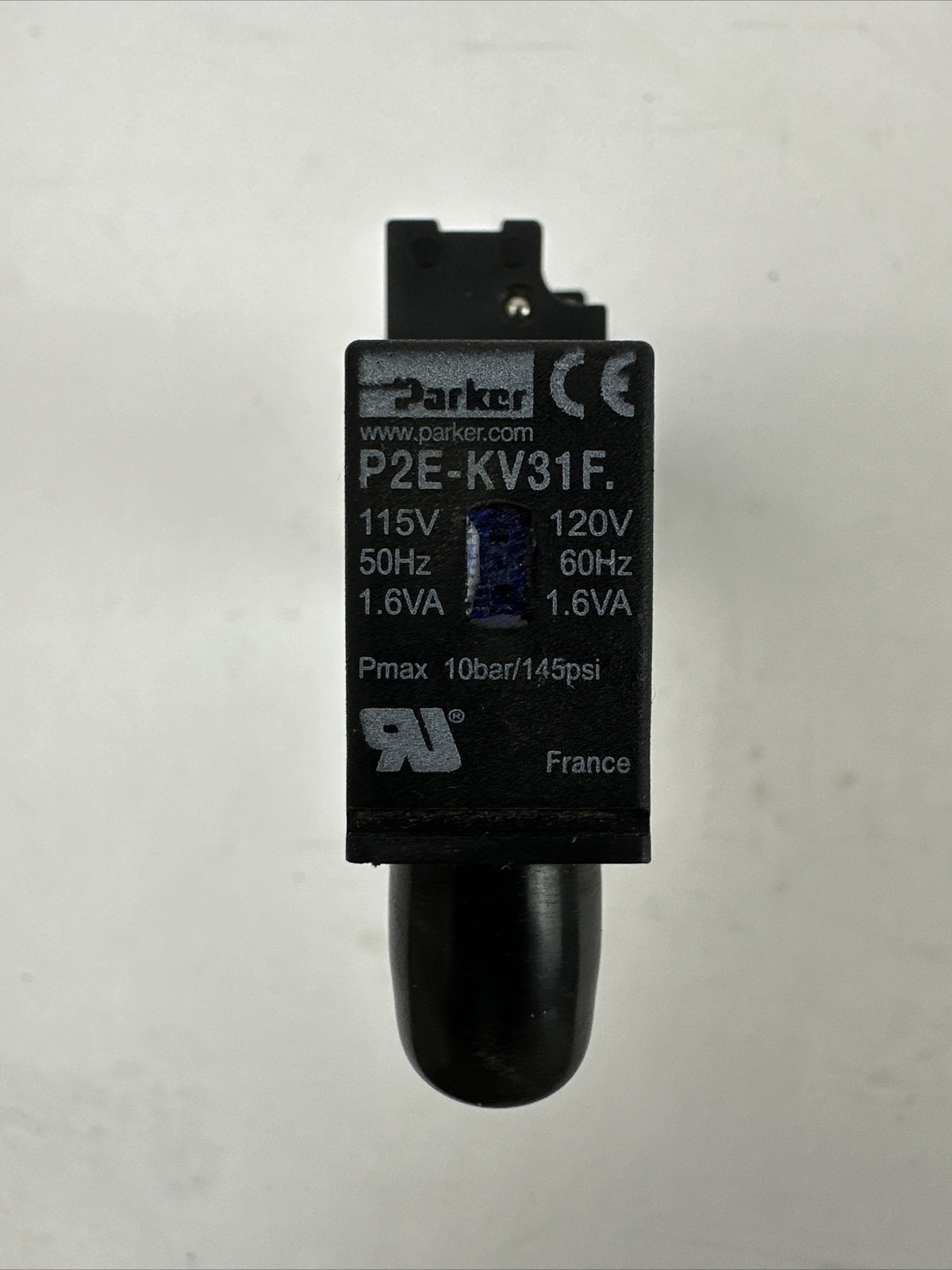 PARKER B3G0BB553C SOLENOID VALVE 145PSI P2E-KV31F 120V 60HZ 1.6VA