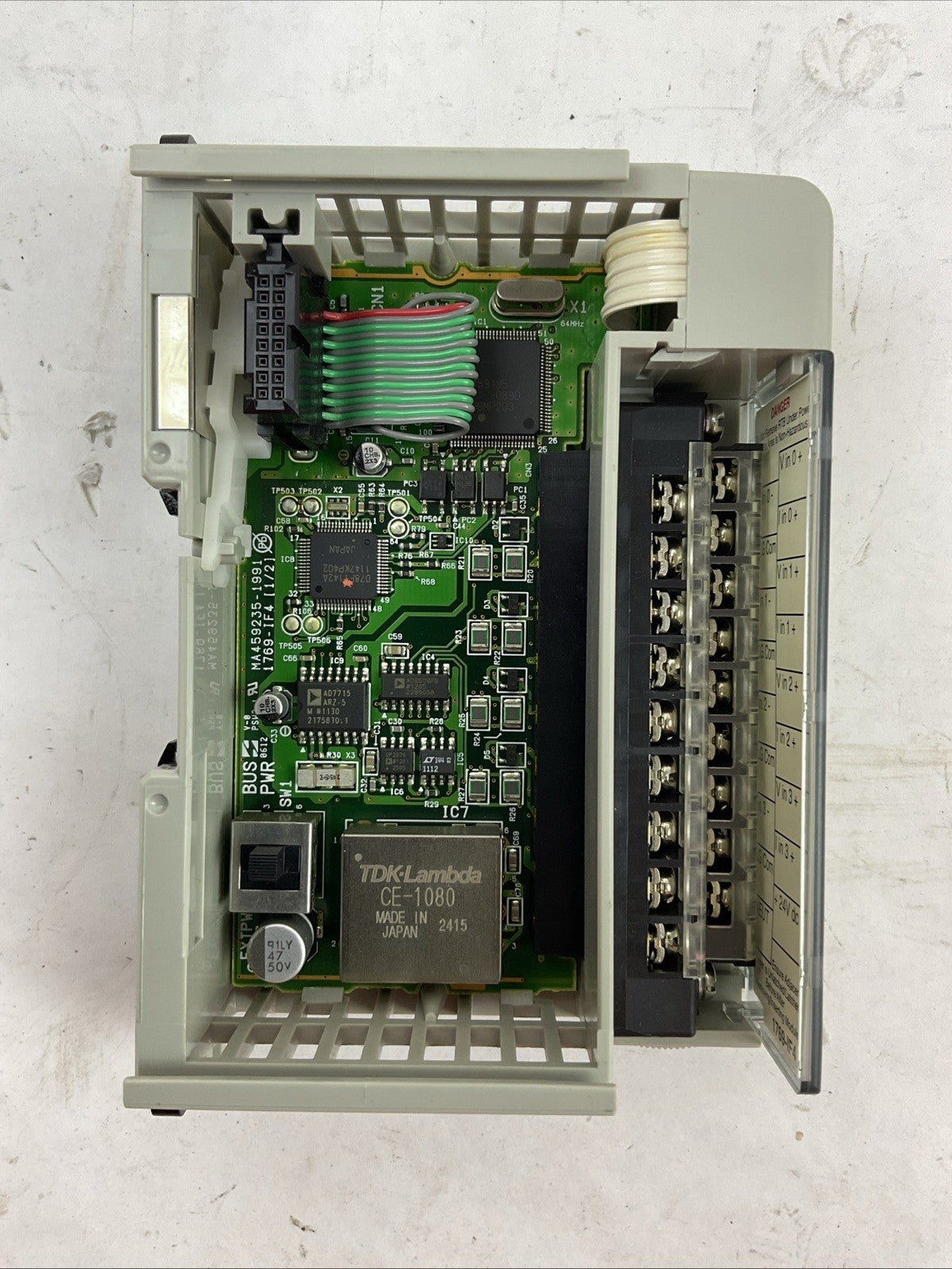 ALLEN BRADLEY 1769-IF4 SER B F/W REV 3.1 DIR/VER 95320736/06 4 CHNL ANALOG INPUT