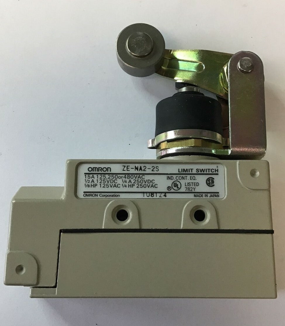 OMRON ZE-NA2-2S LIMIT SWITCH 15A 125,250,OR 480VAC
