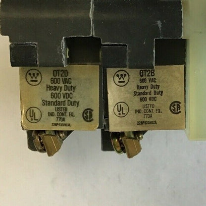 WESTINGHOUSE OT3PA PUSH TO TEST LIGHT 6VAC/DC