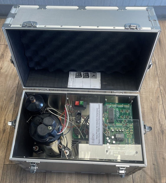 FUJITSU THREE PHASE AC INDUCTION COMPRESSOR SPACE VECTOR PWM CONTROL DEMONSTRATI