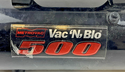 METROVAC VM500 VAC'N BLO HAND VACUUM AND BLOWER 120V 4.0A