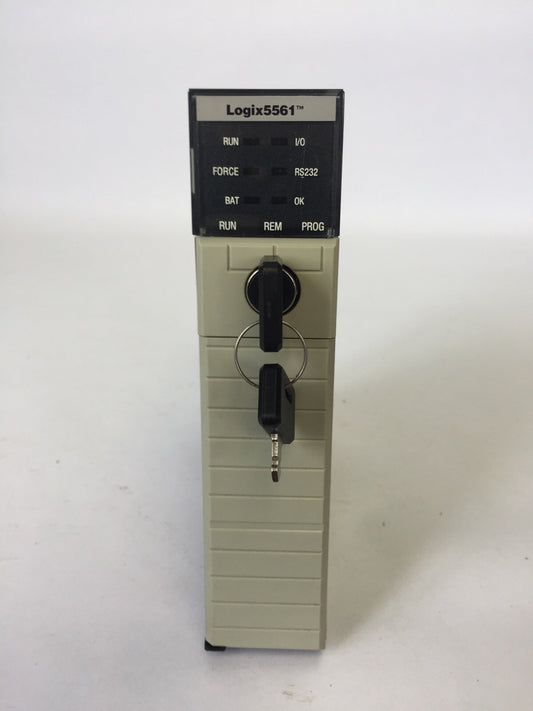 ALLEN BRADLEY 1756-L61 SER B LOGIX 5561 PROCESSOR CAT REV E01 F/W REV 1.9 24VDC
