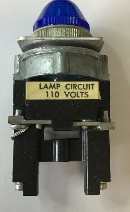 CUTLER HAMMER 10250H396A PUSH BUTTON ELEMENT INDICATING LIGHT  110V HEAVY DUTY