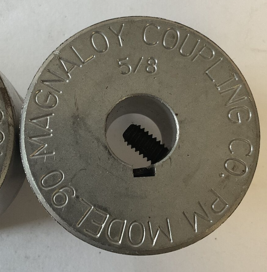 MAGNALOY MODEL 90  COUPLING 5/8IN ***LOTOF3***