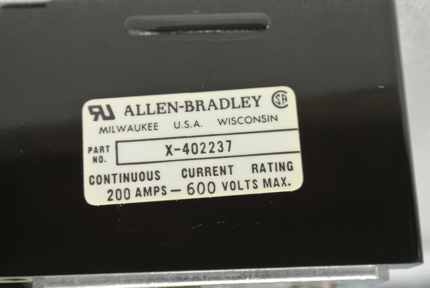 ALLEN-BRADLEY 1491-N433 FUSE BLOCK - 101-200A, 250-600V, 3P - NEW SURPLUS