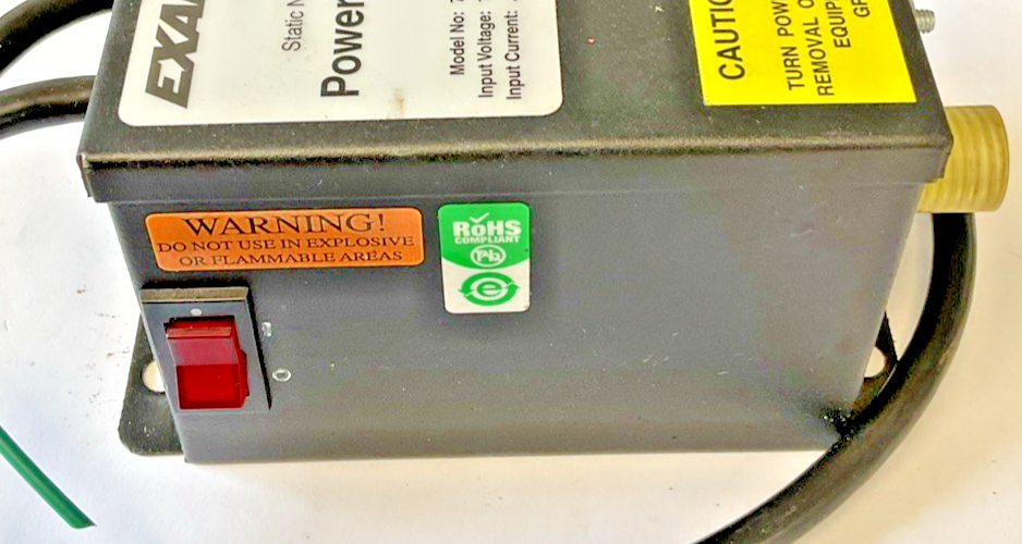 EXAIR 7901 STATIC NEUTRILIZING POWER SUPPLY 50/60HZ 115VAC