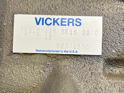 VICKERS - PVQ10 A2R SE1S 20 C M7 D 12 - AXIAL PISTON PUMP - PVQ-A2R-SE1S-20C
