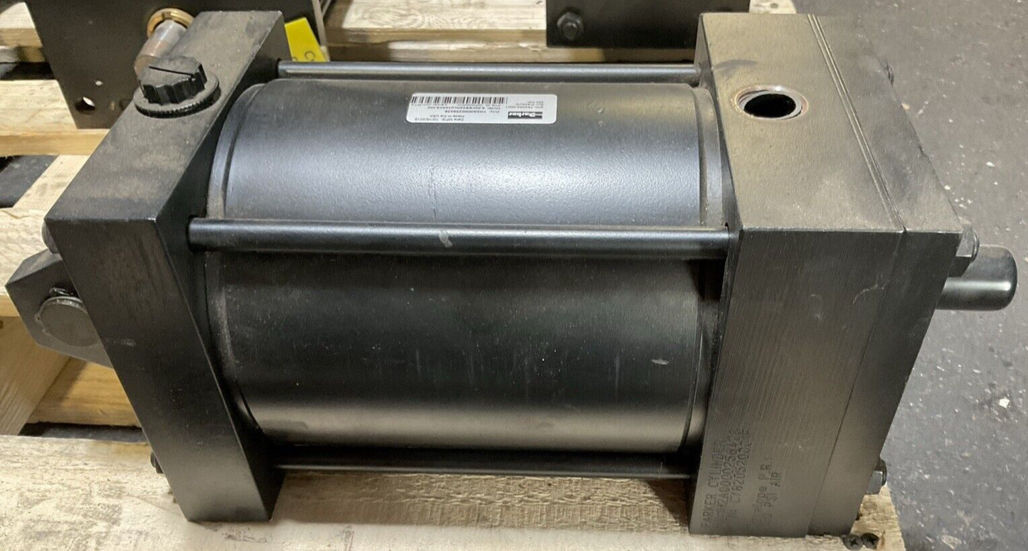 PARKER 6.00CBB2ALU14AC6.00 PNEUMATIC AIR CYLINDER ENV PRESSURE: 250PSI
