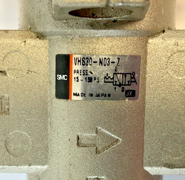 SMC VH830-N03-7 AIR LOCK SHUT OFF VALVE
