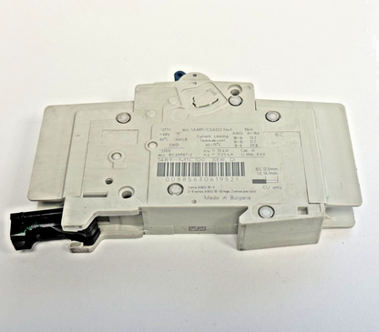 ALLEN-BRADLEY - 1489-M1C100 SER. D - MINIATURE CIRCUIT BREAKER - 1 P, 10A, 277 V