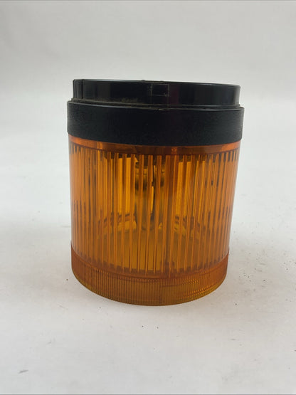 ALLEN BRADLEY 855T-B24BR5 SER C 24V AC/DC 180mA AMBER STROBE LIGHT TYPE 4,4X,13