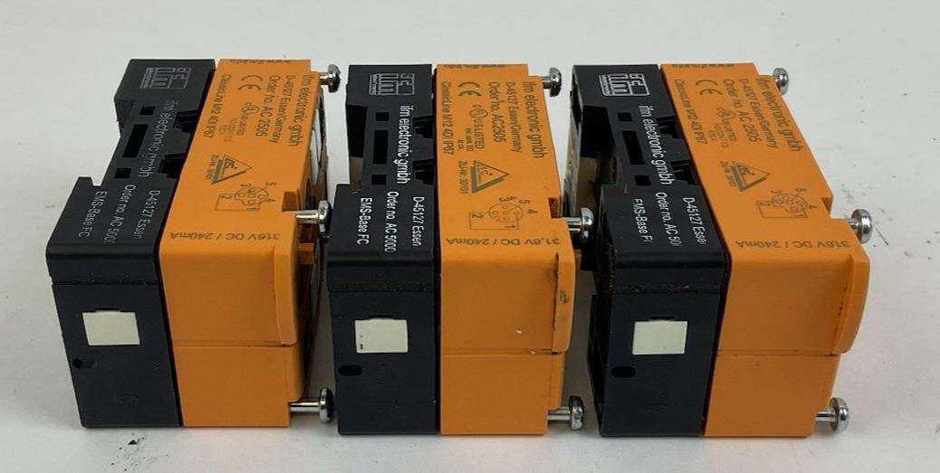 IFM ELECTRONIC RELAY GMBH D-45127 316V DC / 240mA LOT OF 3