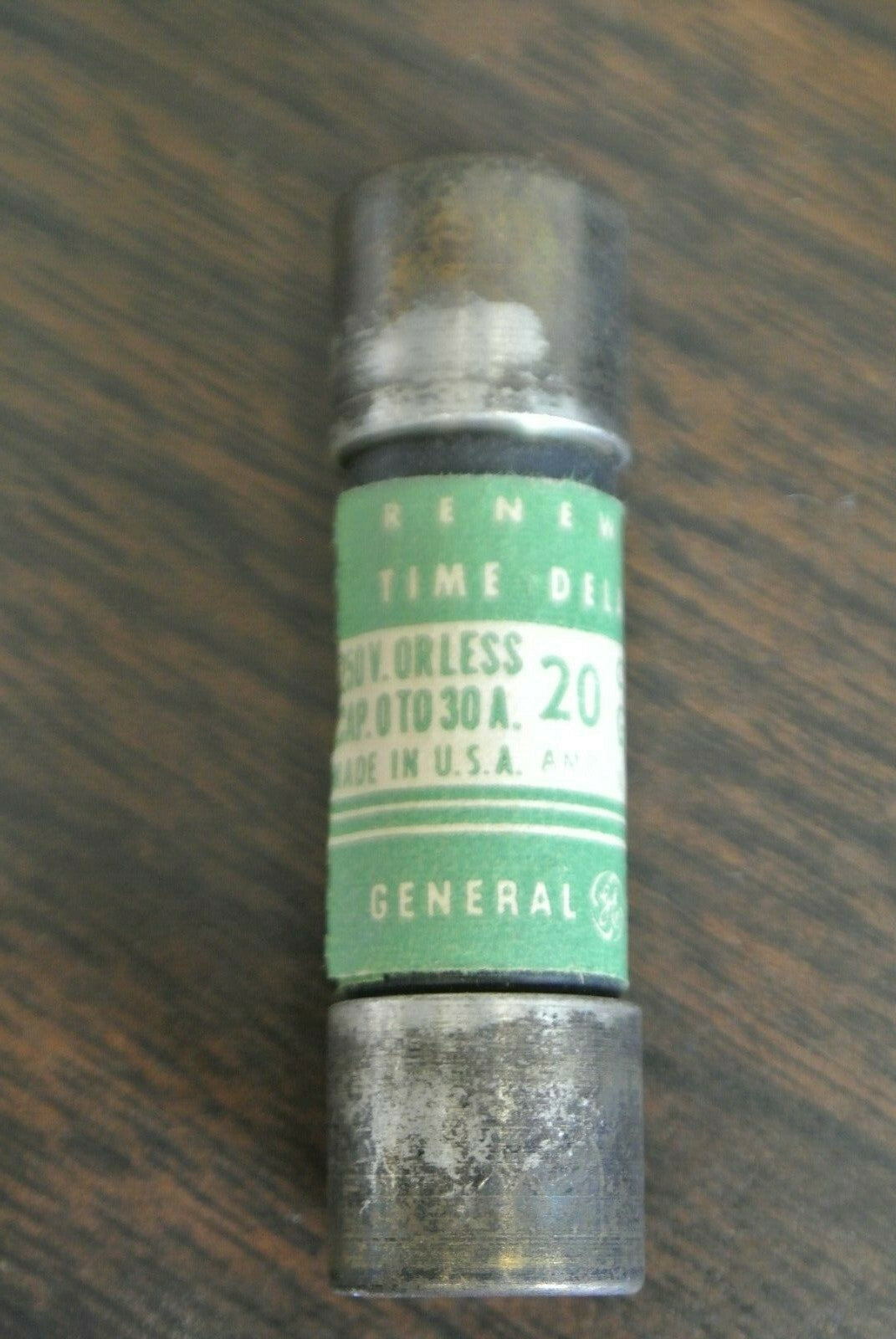 GENERAL ELECTRIC GF1A20 RENEWABLE FUSE / 20A / 250V / NEW SURPLUS / EACH