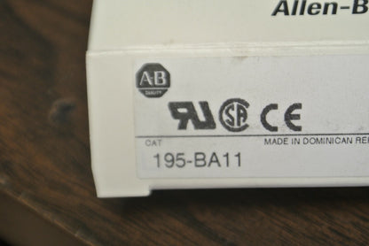 LOT of 3 / ALLEN-BRADLEY 195-BA11 AUXILIARY SWITCH / AUX. CONTACT / NEW SURPLUS
