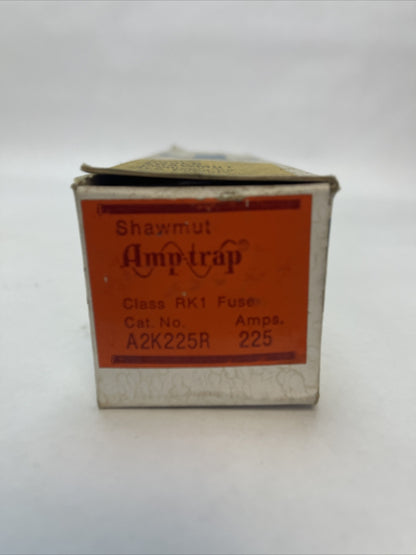 GOULD SHAWMUT A2K225R AMP-TRAP FUSE 225AMP 250VAC CLASS RK1