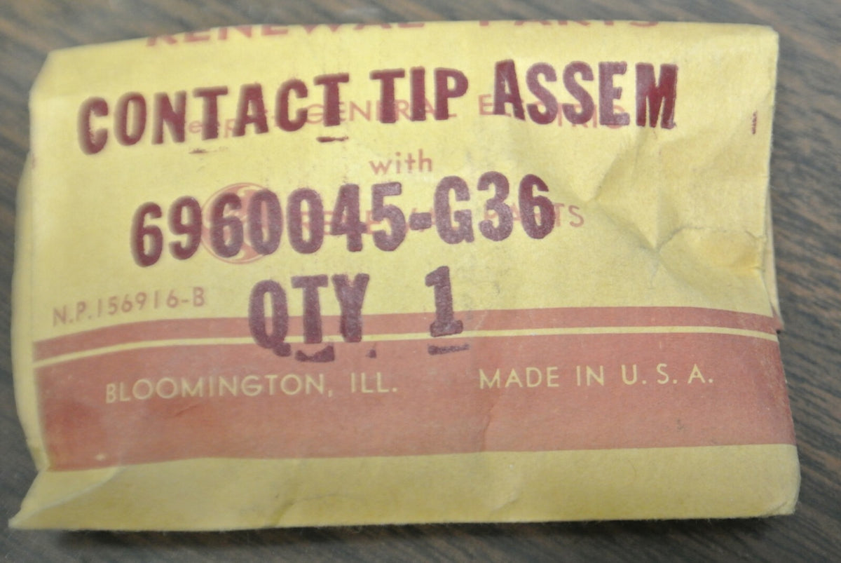 GENERAL ELECTRIC 6960045-G36 CONTACT TIP ASSEMBLY / NEW SURPLUS
