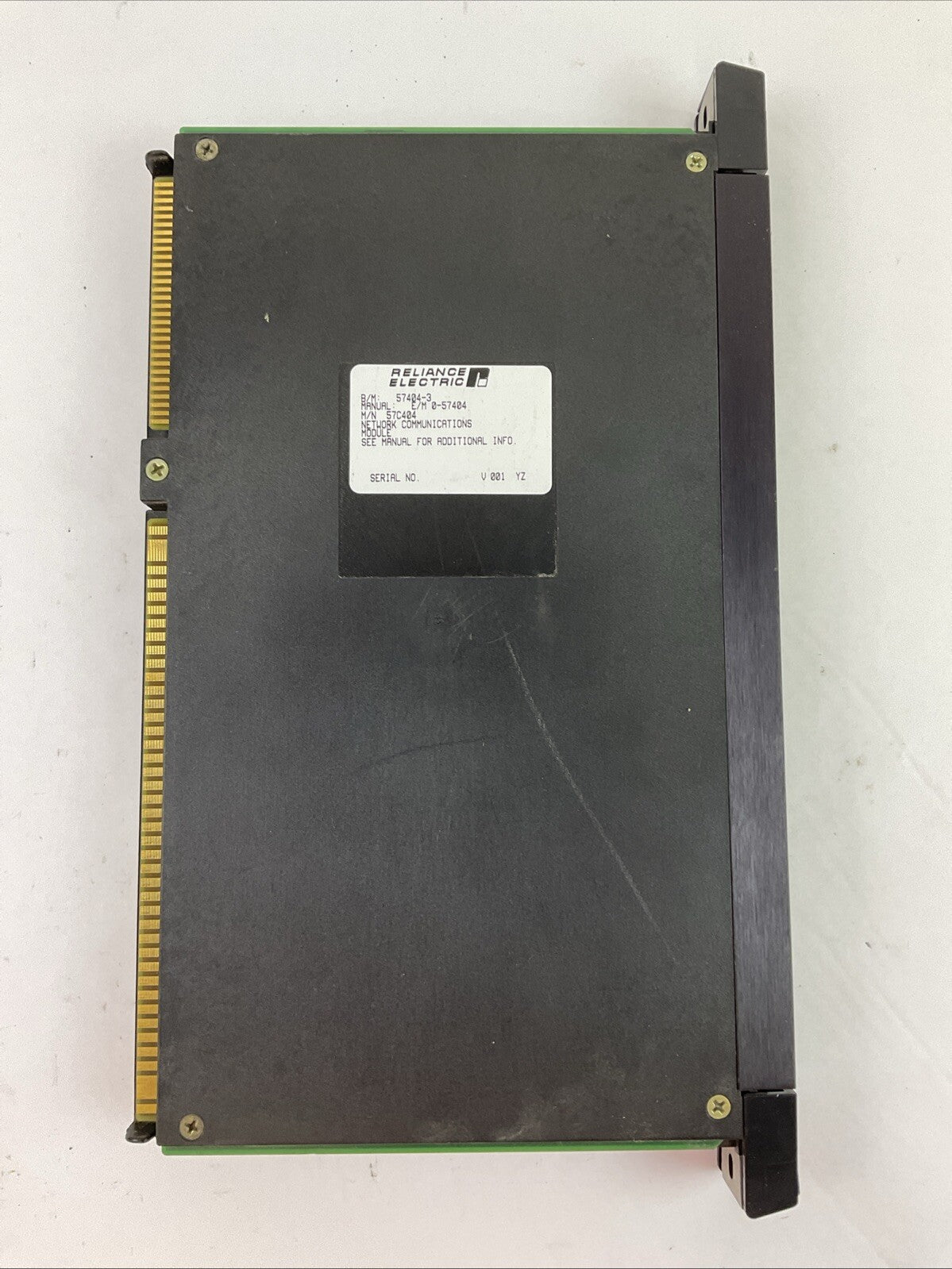 RELIANCE ELECTRIC 57C404C NETWORK COMMUNICATIONS MODULE 57404-3