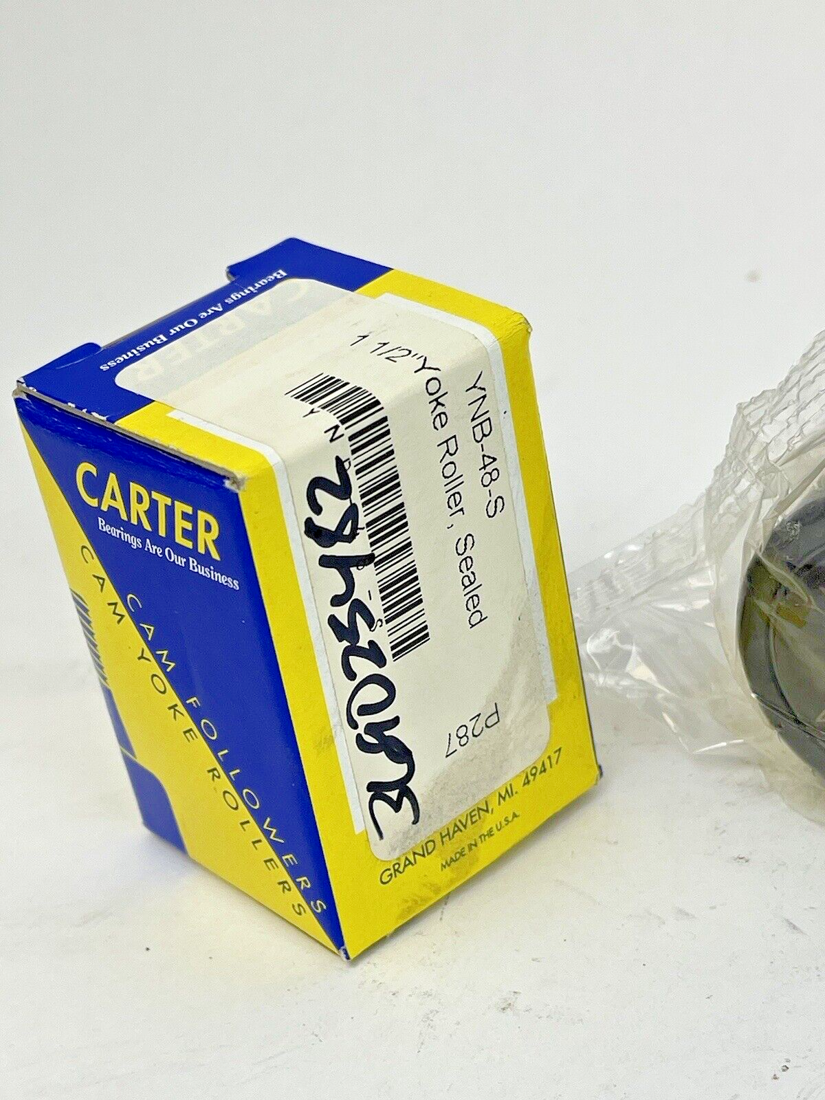 CARTER - YNB-48-S - STANDARD CYNDRICAL SEALED YOKE ROLLER - 1-1/2" DIAMETER