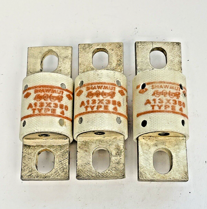 SHAWMUT - *LOT OF 3* - A13X350 TYPE 4 - AMPTRAP 130 VAC, 350 A