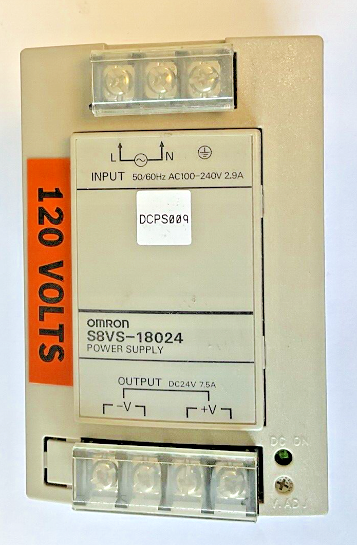 OMRON S8VS-18024 POWER SUPPLY 50/60HZ 240VAC 2.9A
