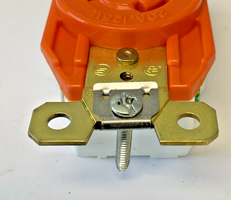 HUBBELL IG2310 RECEPTACLE 2POLE 3 WIRE 20A 125VAC/DC ****LOTOF2****