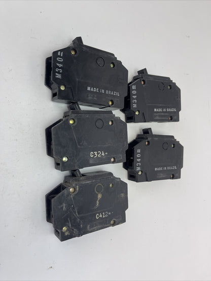 GE THQC1160 CIRCUIT BREAKER 1POLE 60AMP 120/240VAC (LOT OF 5)