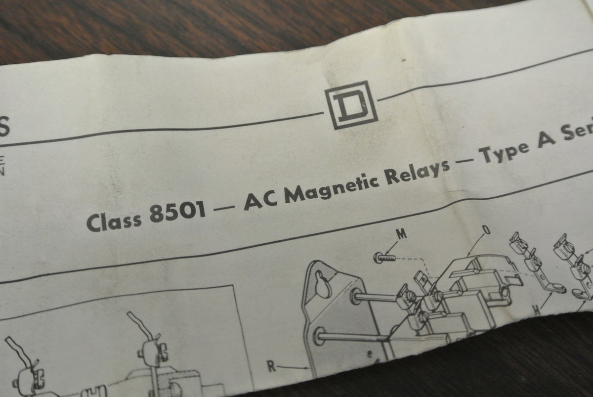 SQUARE D 9998 QA-81 CONTACT KIT / for CLASS 8501, 8702, 8736 / NEW SURPLUS