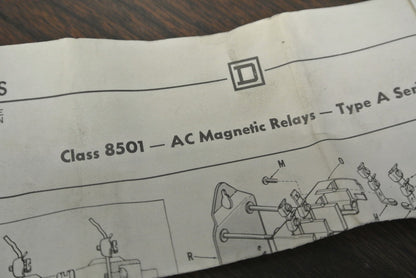 SQUARE D 9998 QA-81 CONTACT KIT / for CLASS 8501, 8702, 8736 / NEW SURPLUS