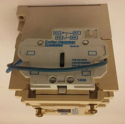 CUTLER HAMMER CE15GN2-T16, SER. B1, CONTACTOR, 1PH, 2P, 37A, 600V, 5HP, 60HZ,NEW