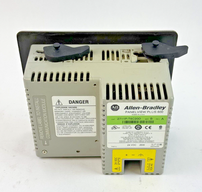 ALLEN-BRADLEY - 2711P-T6C20D SER. B REV. A - PANELVIEW PLUS 600 - 6" TOUCHSCREEN