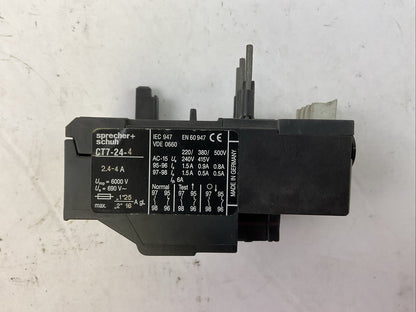 SPRECHER + SCHUH CT7-24-4 OVERLOAD RELAY 600VAC 2.4-4.0A
