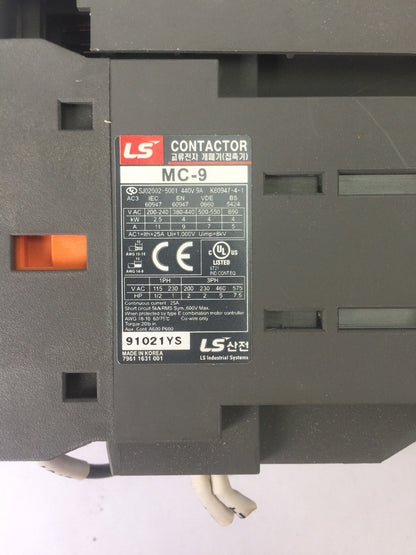 LS MOTOR STARTER MC-9 COIL 24VDC MMS-32H 2.5-4.0A MU-45 RAIL MOUNTING ADAPTOR