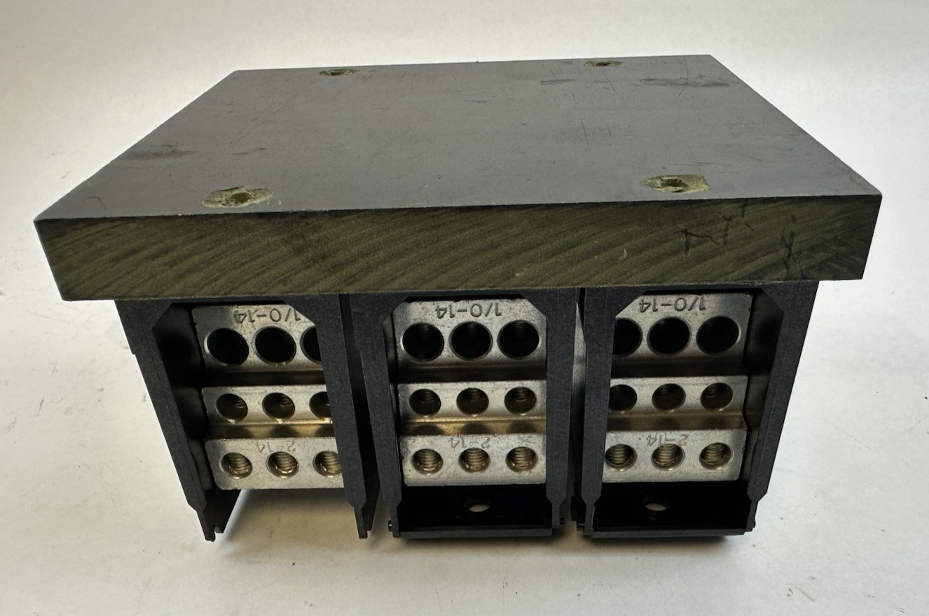 SQUARE D 9080-LBFA369136 3P 335A 600V POWER DISTRIBUTION BLOCK